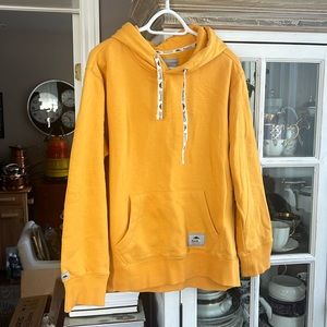 ROOTS Yellow Hooded Sweater, L
